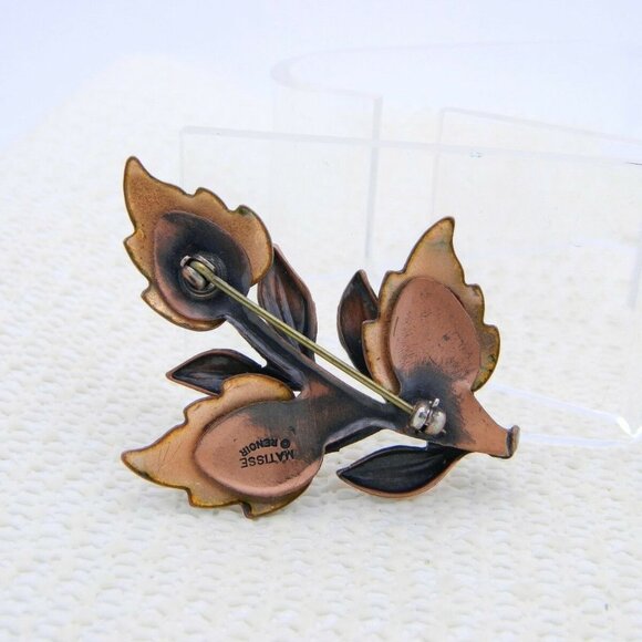 MATISSE Renoir Copper LAUREL Brown Enamel Set - Picture 7 of 7